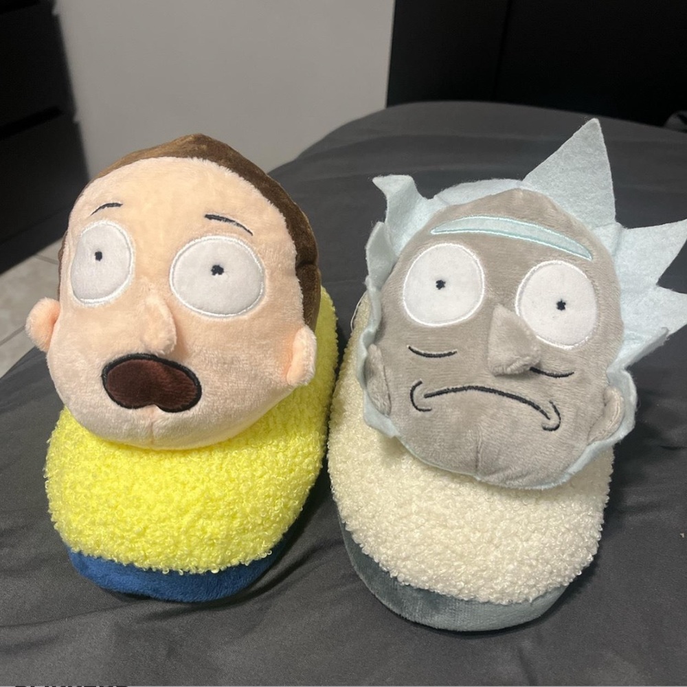Brand new Rick and Morty slippers size 11-12